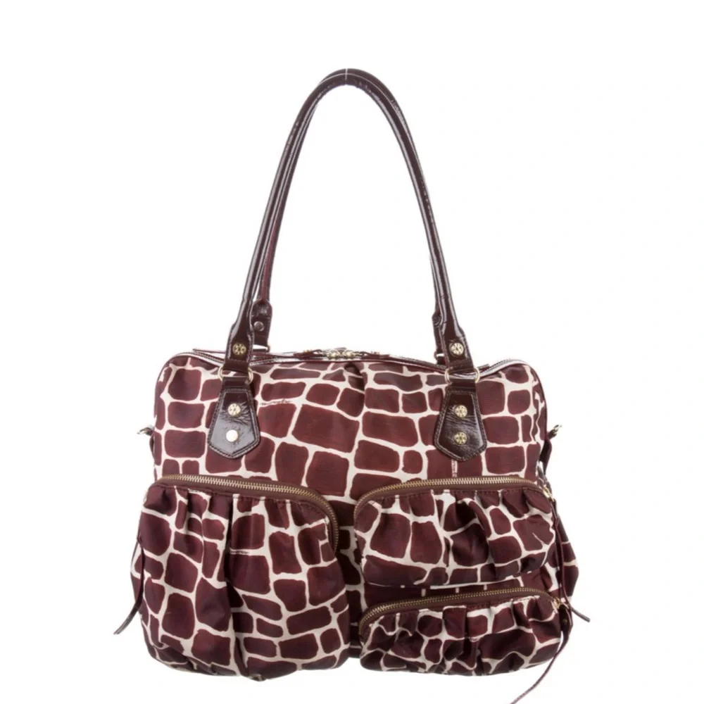 MZ Wallace Giraffe Print Kate Satchel